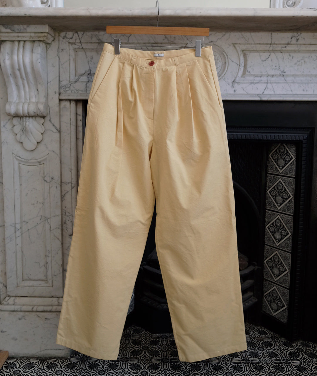 Yellow Cotton Pants