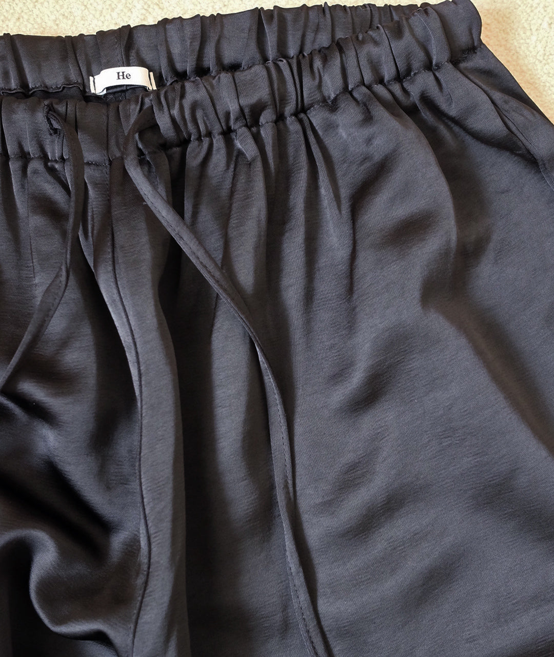 Black relaxed pants